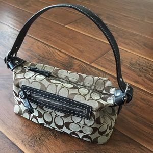 Coach mini monogram handbag